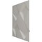 Ekena Millwork 19 5/8in. W x 19 5/8in. H Bradley EnduraWall Decorative 3D Wall Panel Covers 2.67 Sq. Ft. WP20X20BYAMB - alternate 5